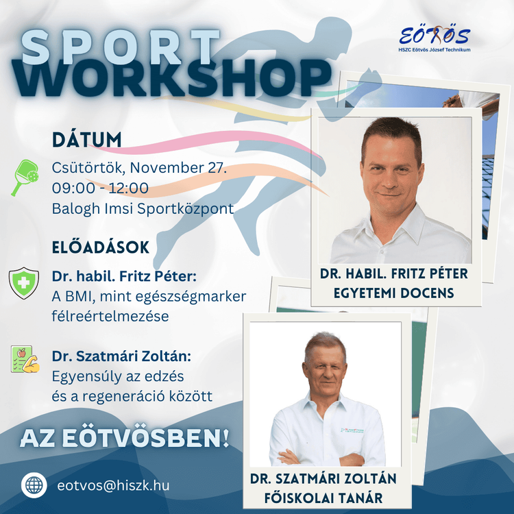 Sikeres sport workshopot rendezett az Eötvös József Technikum