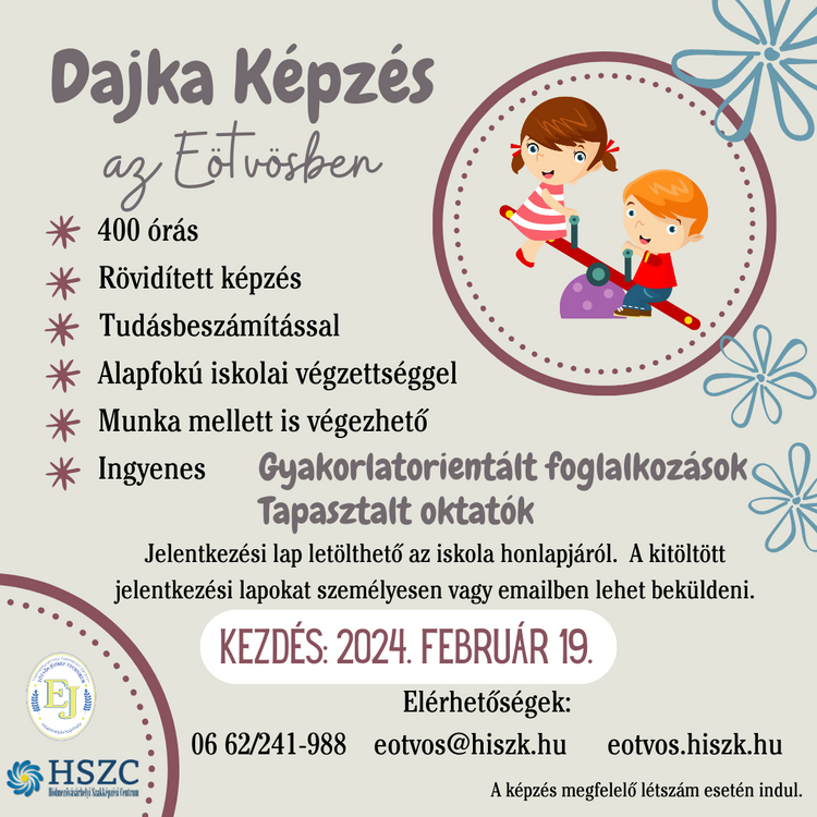 Dajka Képzés 2024 február