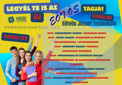 Képzéseink 2026/2027