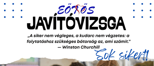 Javítóvizsgák: 2026.08.24-25.